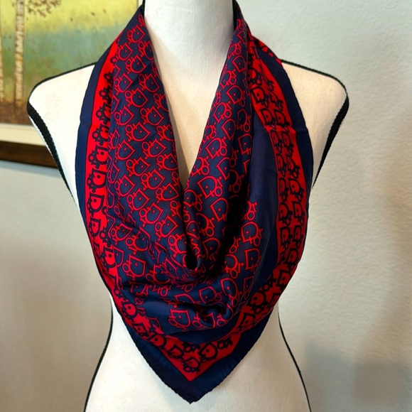 Authentic Dior silk scarf - Picture 1 of 6